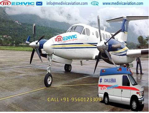 Medivic Aviation Air ambulance Kolkata to Delhi,Mumbai,Chennai,Bangalore,