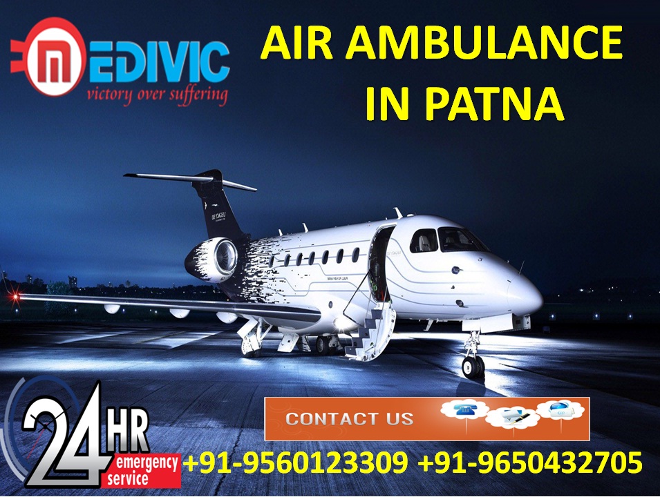 Medivic Aviation Air Ambulance in Patna