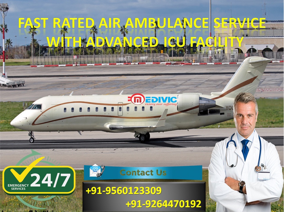 Medivic Aviation Air Ambulance in Varanasi